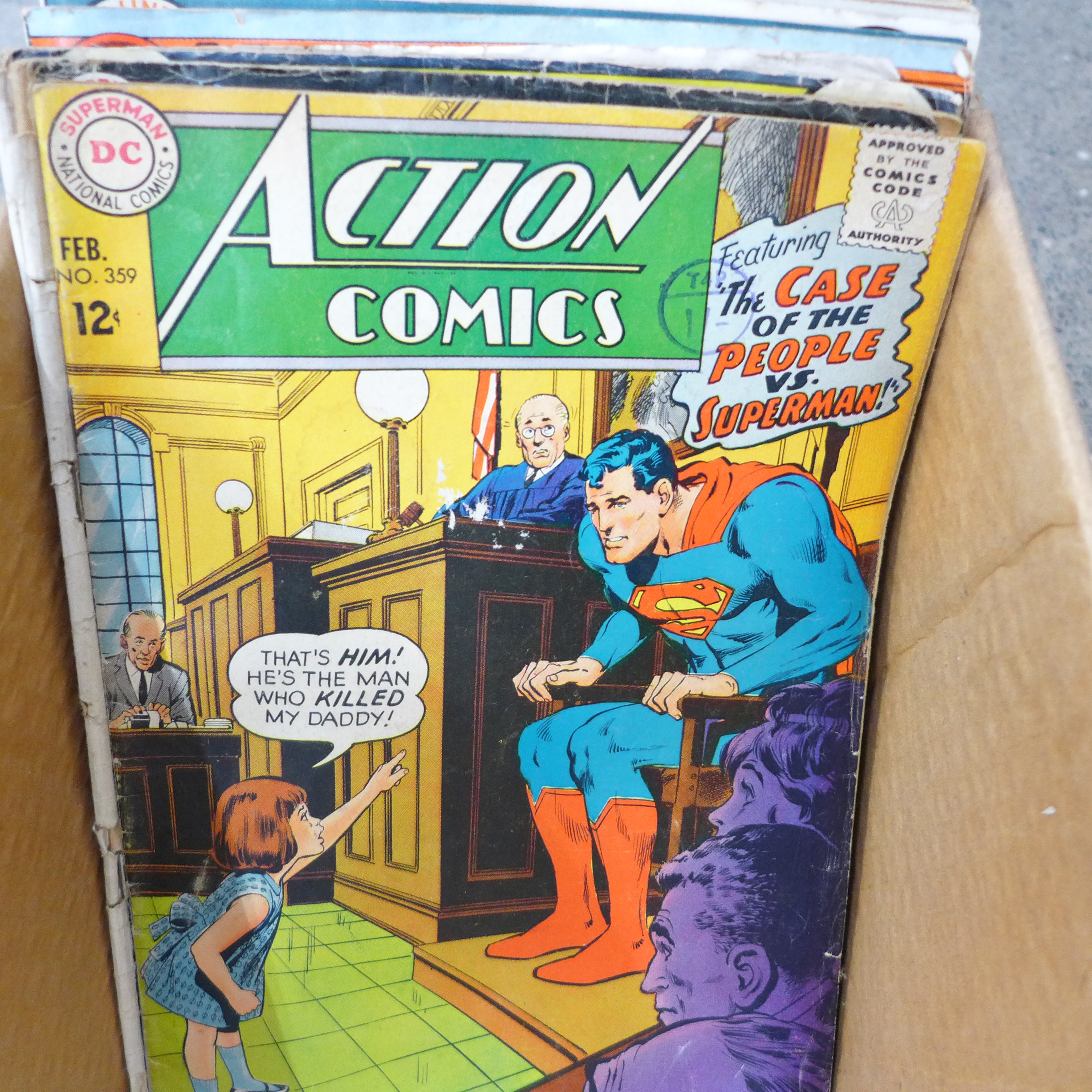 A collection of vintage (mid 1970s) American comics; Shazam, Detective Comics, Ghosts of Doctor - Image 5 of 5