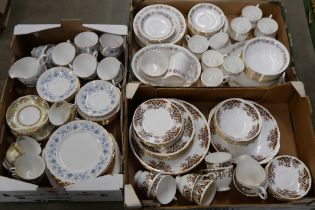 Three boxes of teawares, Colclough and Royal Albert Belinda **PLEASE NOTE THIS LOT IS NOT ELIGIBLE