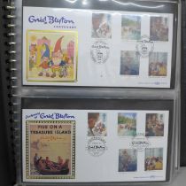 Stamps; an album of Benham silk GB first day covers from the period 1994 to 1997 (79 no.)