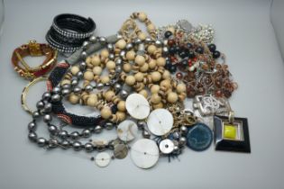 Eighteen items of branded jewellery, Napier, Dyrberg, Kern, Zara, etc.