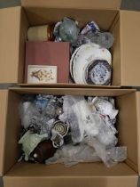 A box of buttons which include British Railways, Gaunt Buttons, a collection of vintage biscuit