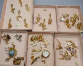 A collection of Kirks Folly USA designer charms, etc.