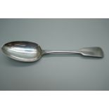 A George IV silver serving spoon, London 1828, 71g, 22.5cm