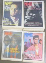 A collection of NME magazines, 1984 complete year except Jan/June/July, plus Jan 1985