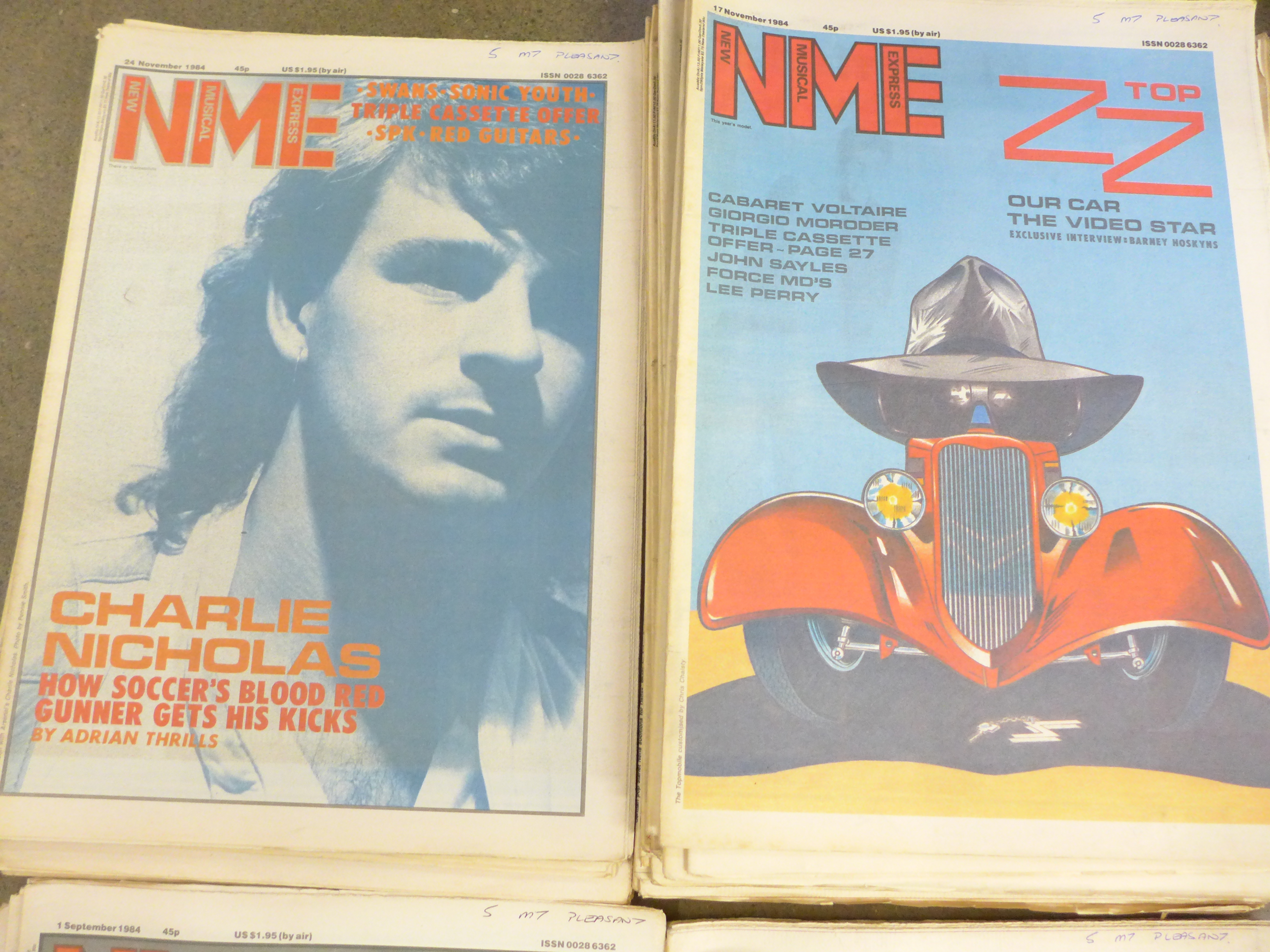 A collection of NME magazines, 1984 complete year except Jan/June/July, plus Jan 1985 - Image 3 of 3
