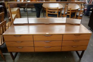 A teak dressing table