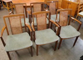 A set of six G-Plan Fresco teak dining chairs