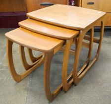 A Nathan Burlington teak nest of tables