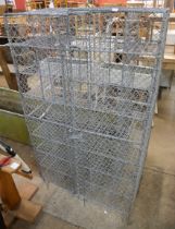 An industrial wire work locker