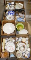 Eight boxes of mixed china **PLEASE NOTE THIS LOT IS NOT ELIGIBLE FOR POSTING AND PACKING**