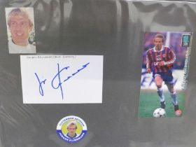 Sporting memorabilia; Tottenham Hotspur autographs and programmes (20), autographs include Jurgen