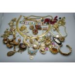 Vintage costume jewellery