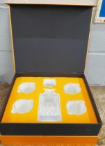 A Calliva Von crystal decanter and drinks set, boxed