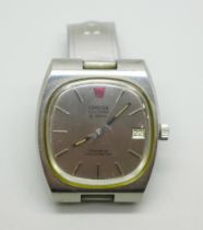 An Omega Electronic f300Hz Geneva chronometer wristwatch