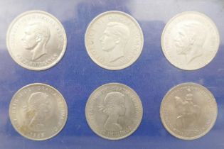 Crowns of Great Britain, 1935, 1937, 1951, 1953, 1960 and 1965
