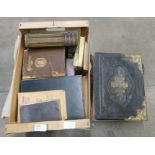 A Victorian family Bible, two volumes of Punch and other 19th/20th Century books **PLEASE NOTE