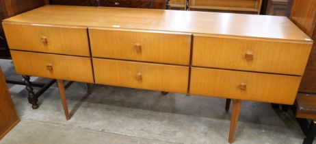 A teak sideboard