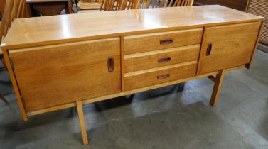 A teak sideboard