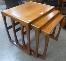 A G-Plan Quadrille teak nest of tables