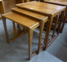 A G-Plan Quadrille teak nest of tables