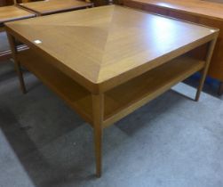 A Danish style square teak coffee table