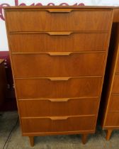 An Austin Suite teak chest of drawers