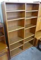 A Danish teak open bookcase