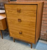 A G-Plan Danish Design teak chest of drawers, designed by Ib Kofod Larsen