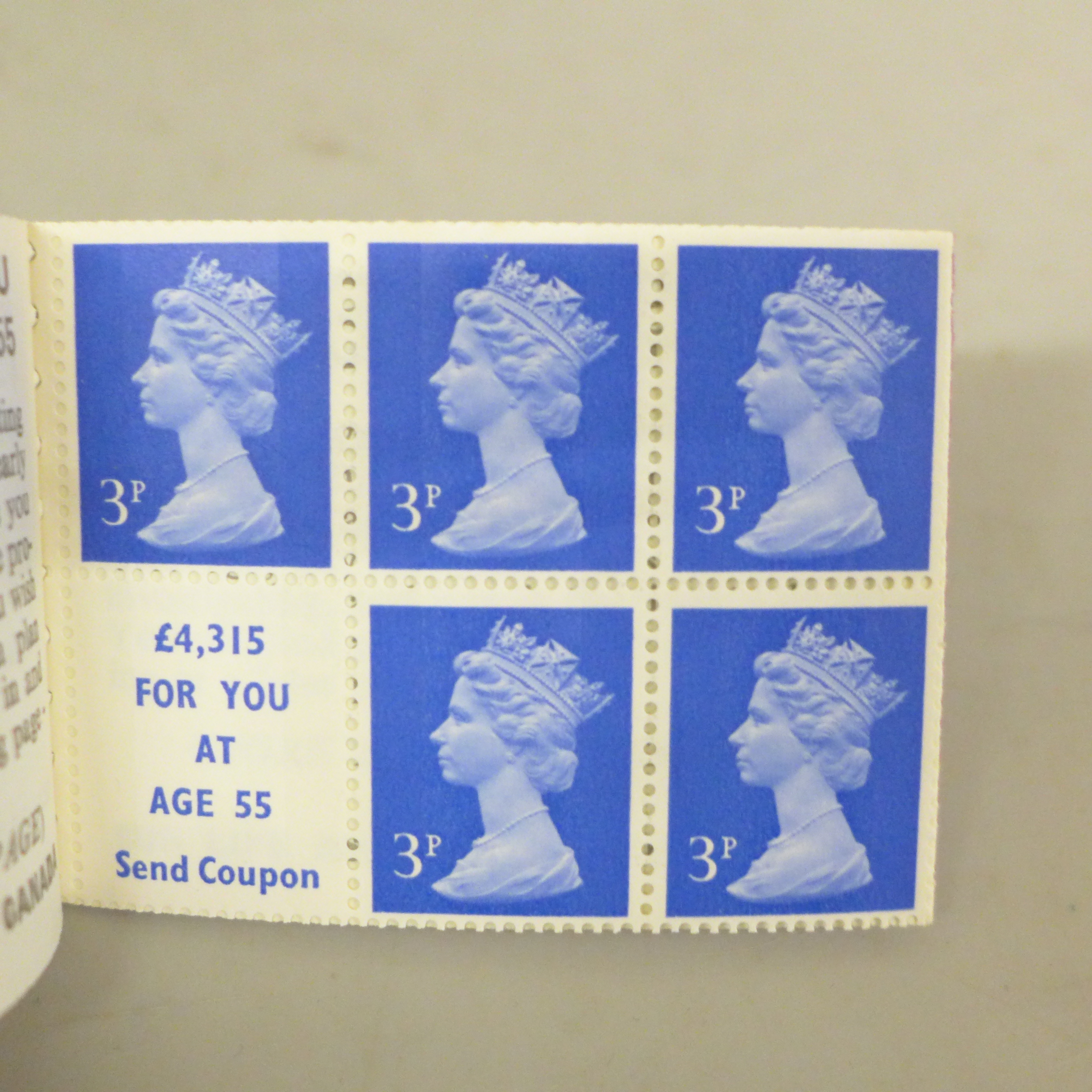 A box of GB pre and post decimal stitched stamp booklets (86 in total) - Image 8 of 8