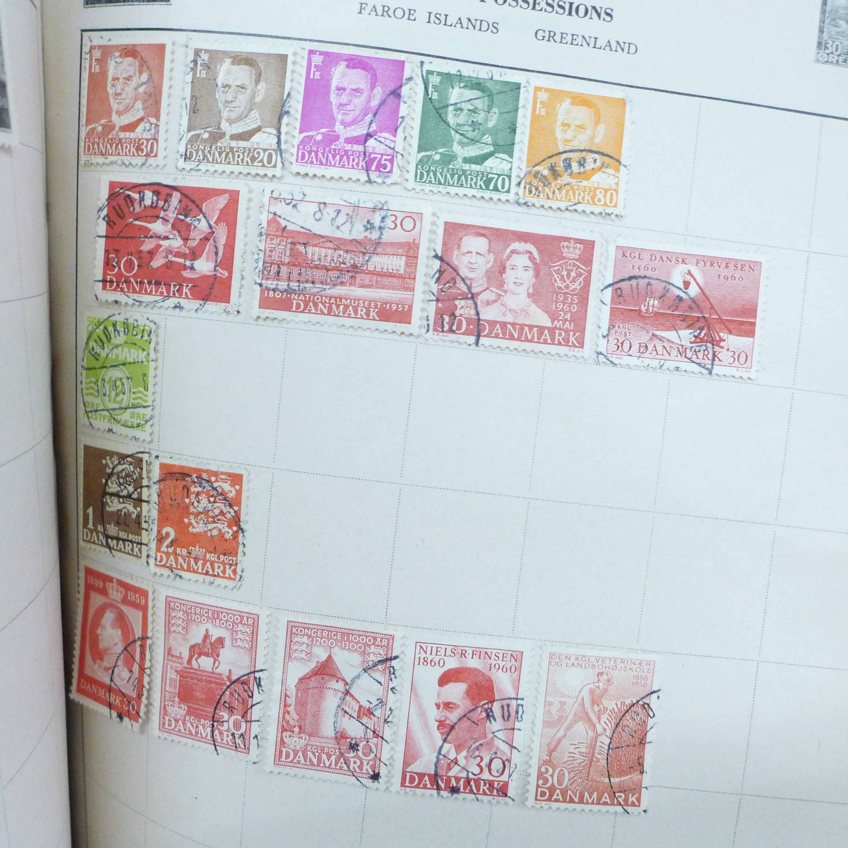 A stamp album and a collection of postcards - Image 5 of 8