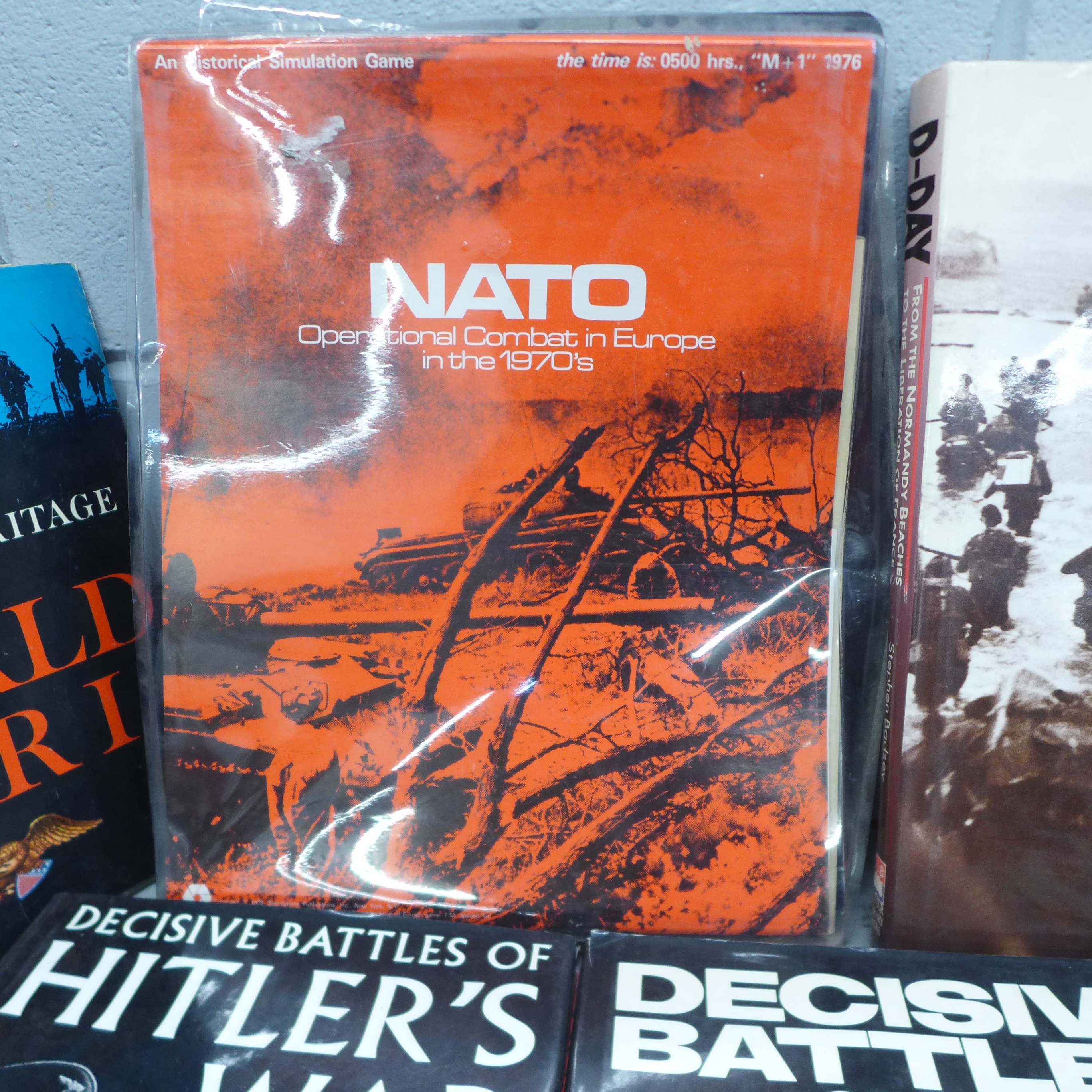 Military books, Chronological Atlas of World War, D-Day, etc, nine in total **PLEASE NOTE THIS LOT - Image 10 of 11