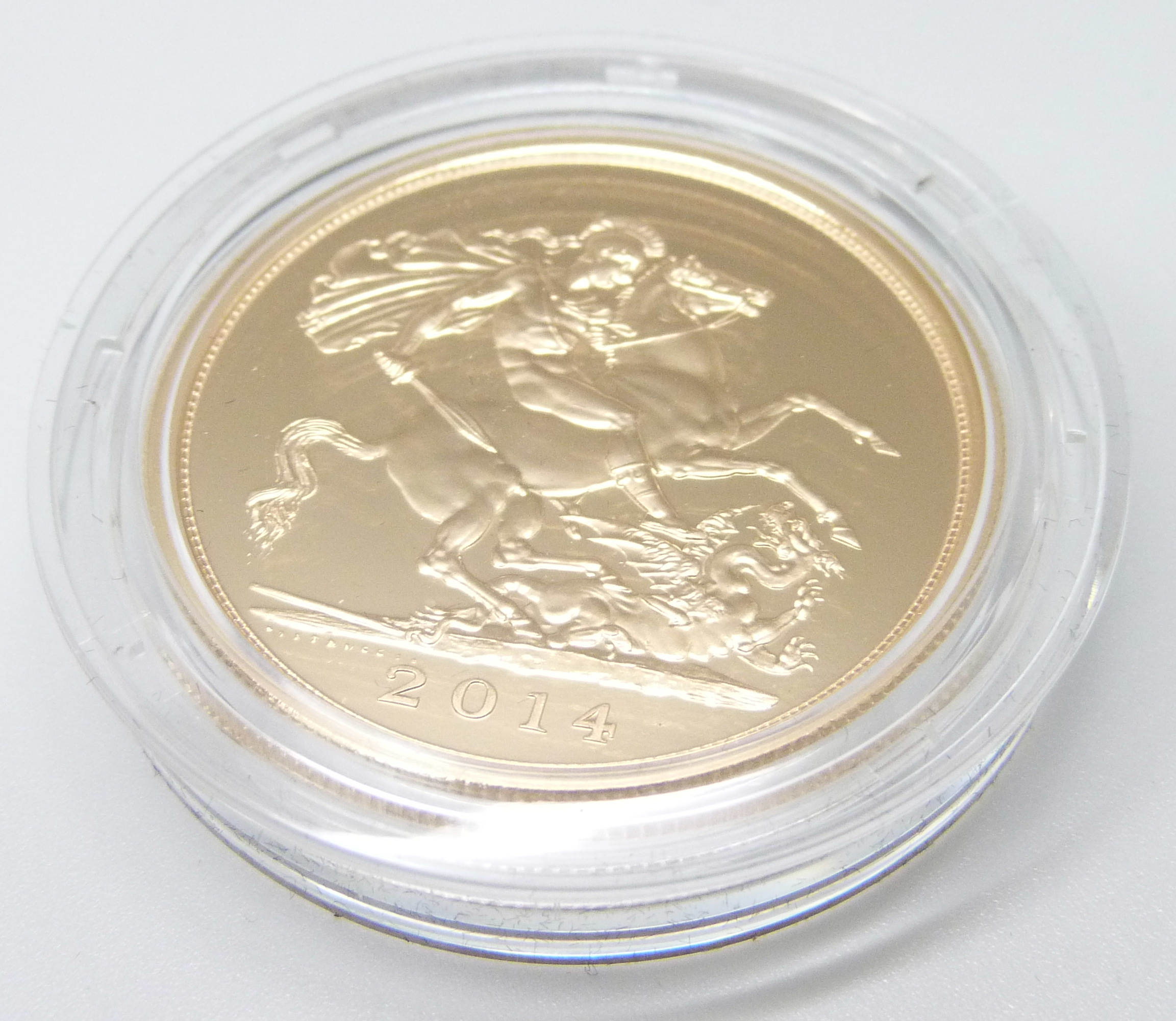 The Royal Mint The Sovereign Collection The Five-Sovereign Piece 2014, No. 0158 - Image 2 of 5