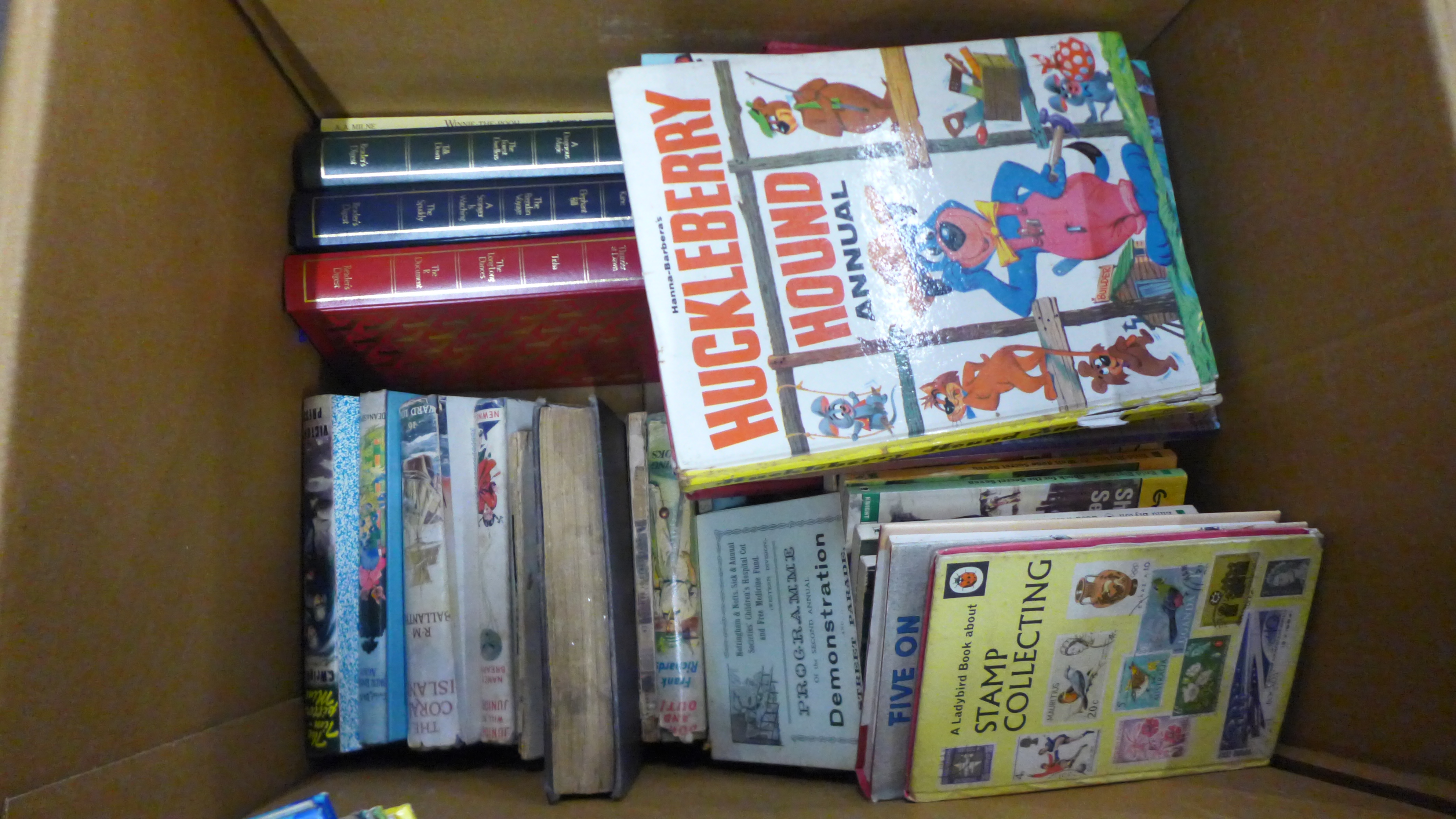 A collection of Viz comics and books, including Enid Blyton, vintage books, etc (3 boxes) **PLEASE - Image 4 of 6