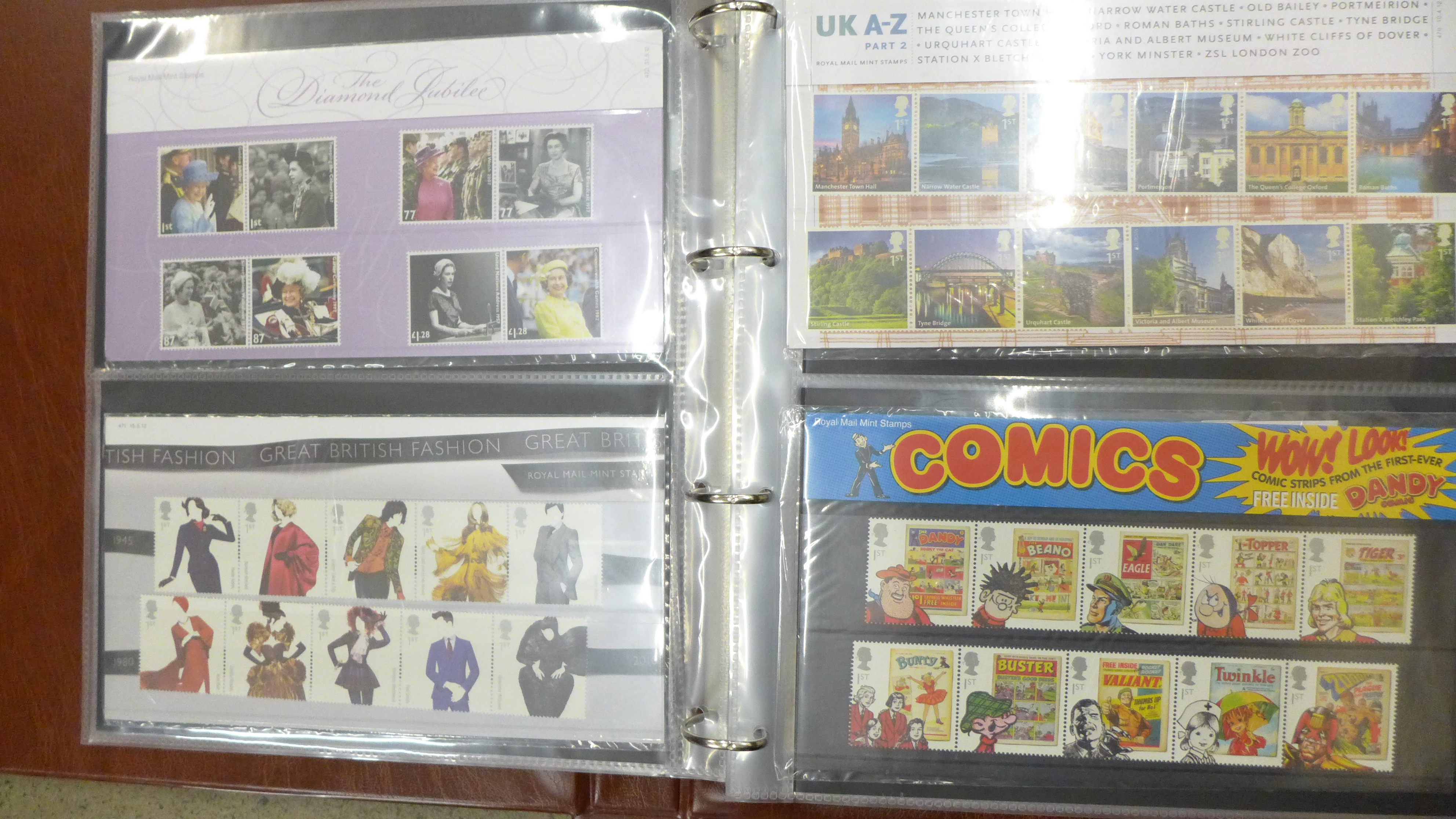 GB 2006-2014 commemorative presentation packs in three special Post Office albums. 120+ packs with - Bild 2 aus 7