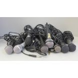 10 x microphones including vintage, Pioneer DM-C820, Philips SBC FD140, Pioneer DM-23, Philips SBC