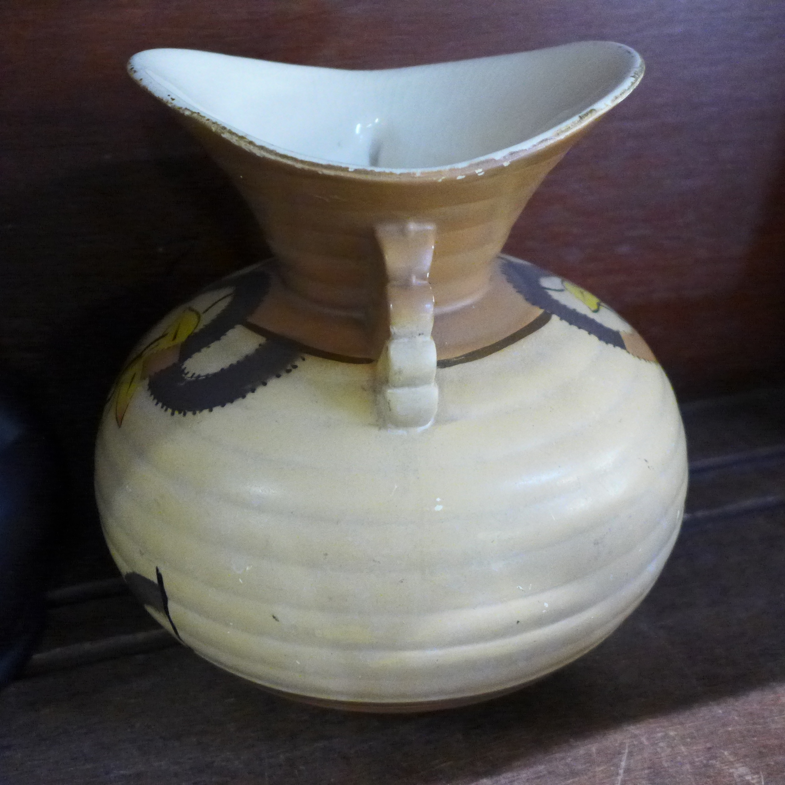 A Bretby bowl, a Crown Ducal drip ware bowl, a lustre ware bowl, vase, etc. - Image 6 of 7