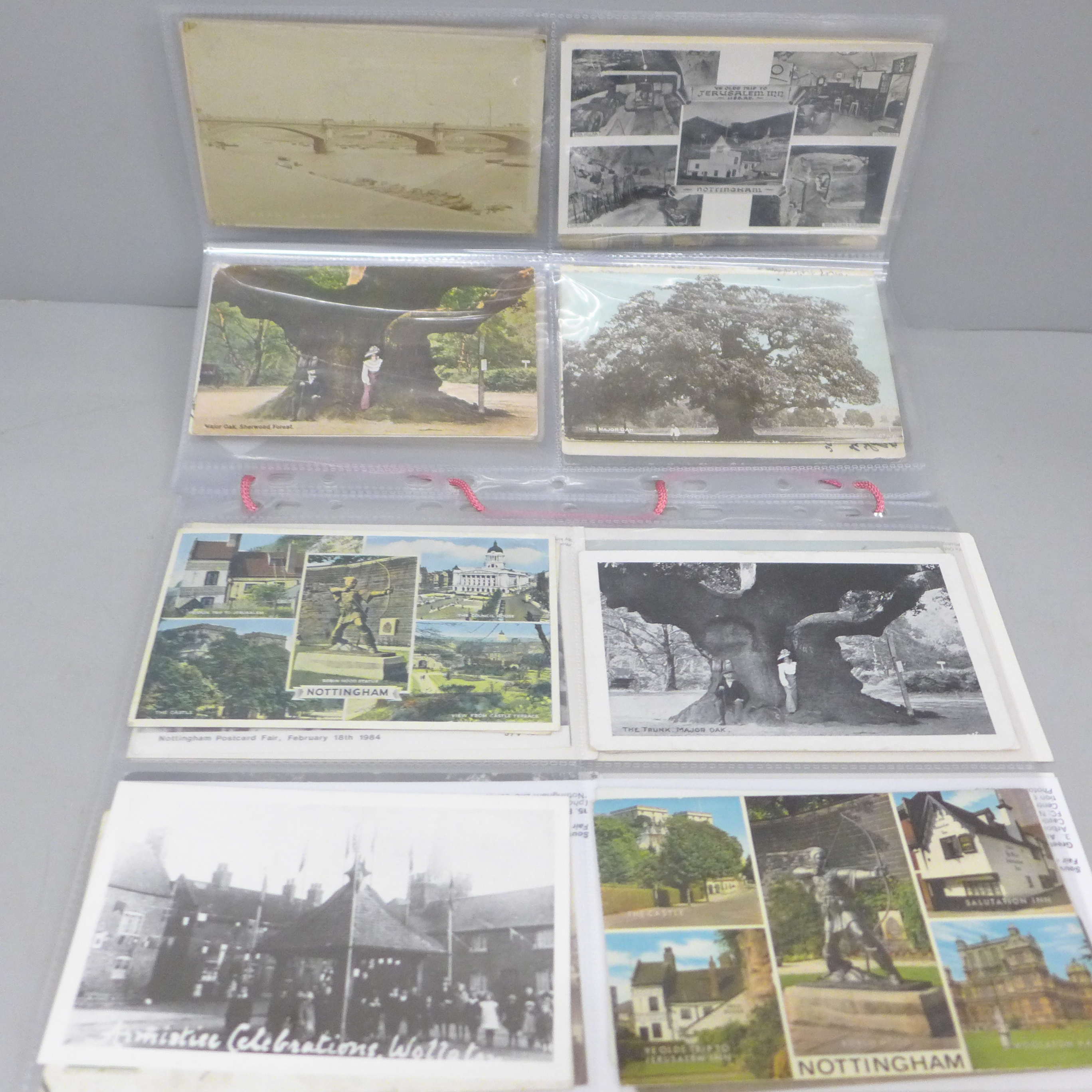 A collection of Nottingham and Shire postcards (56) - Image 4 of 5