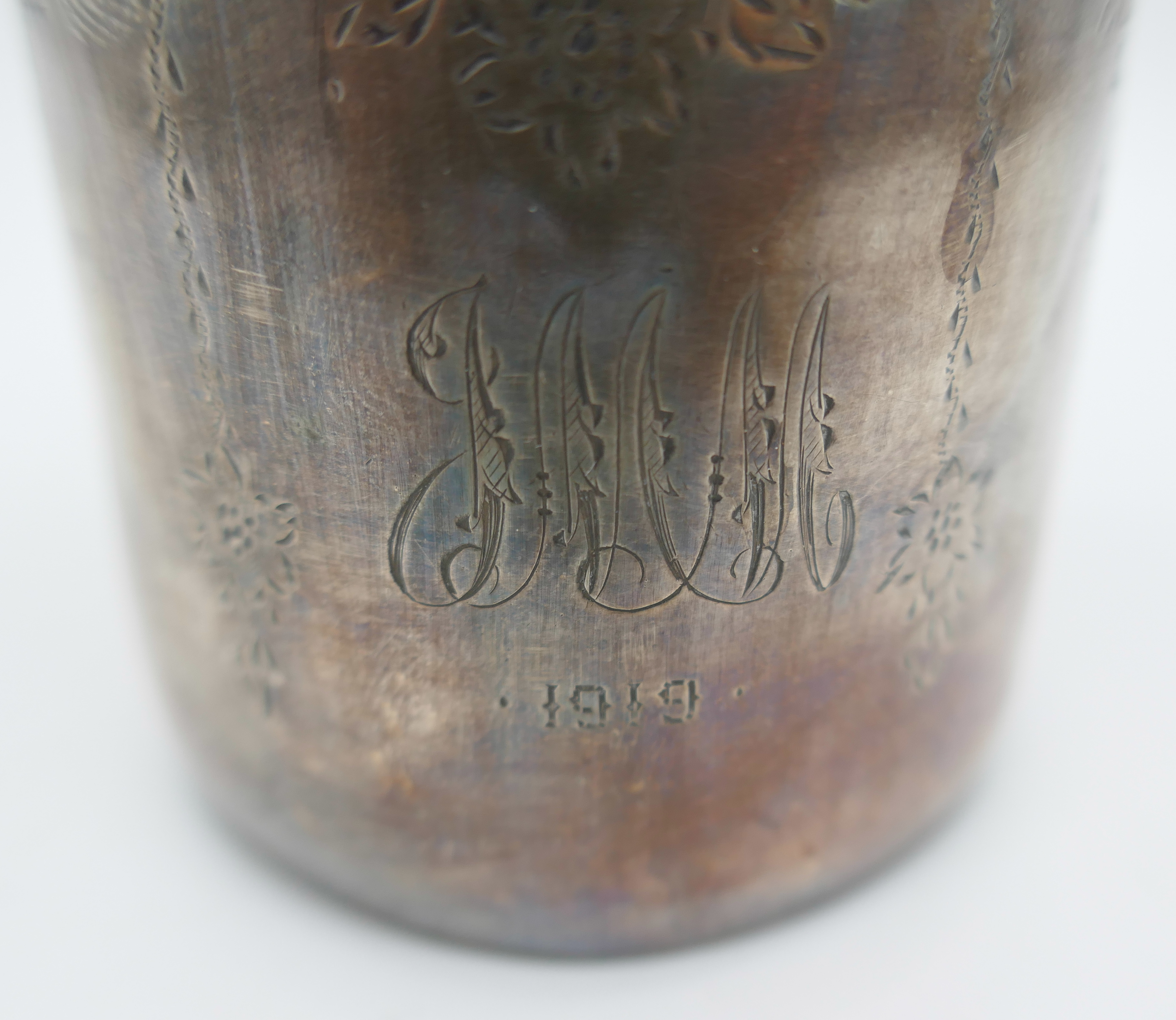 A silver Christening mug, Birmingham 1922, 79g - Bild 3 aus 5