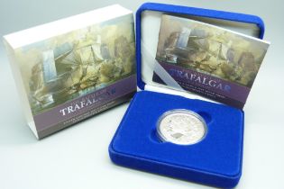 The Royal Mint Trafalgar UK 2005 Silver Proof Commemorative Crown