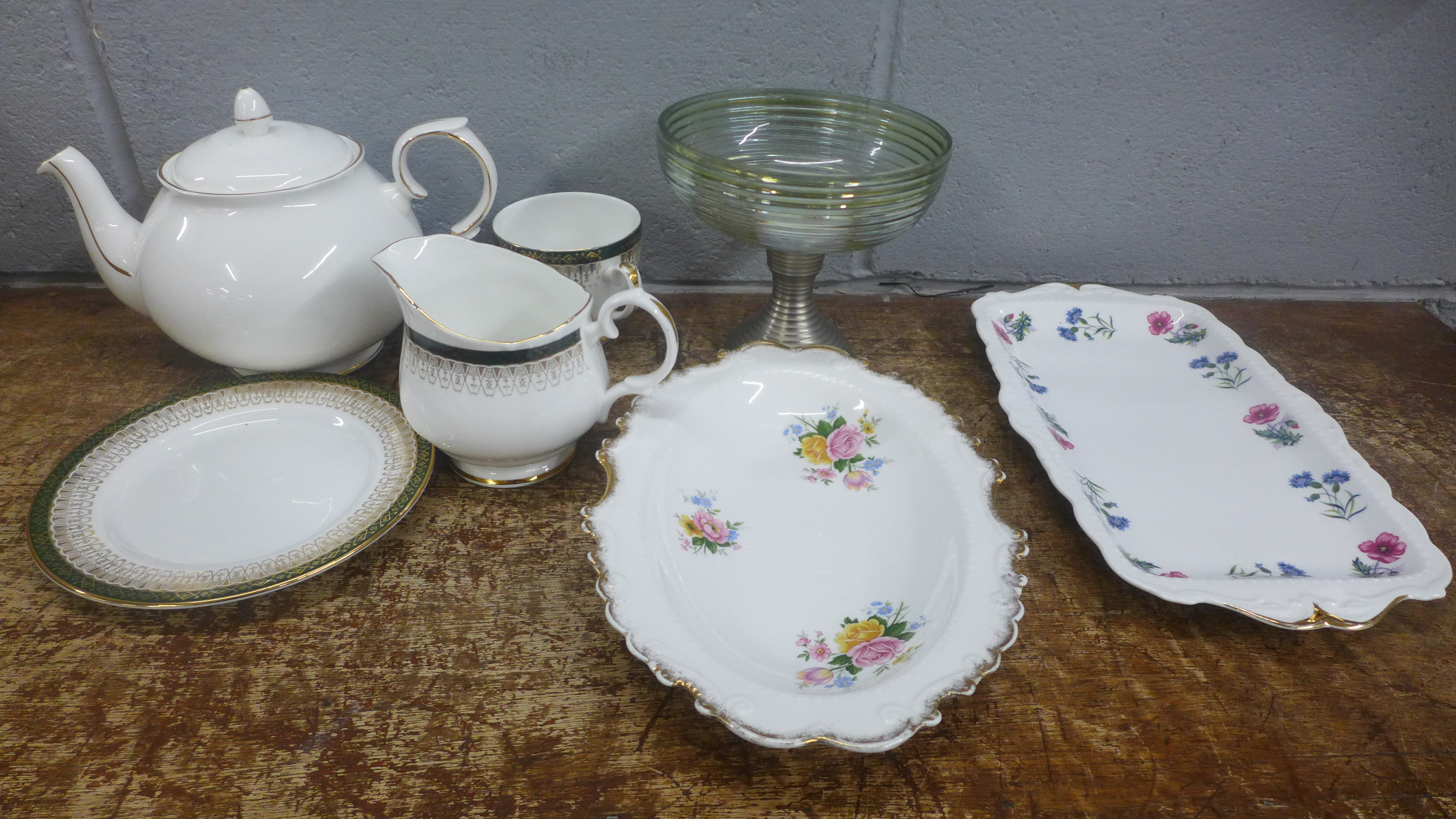 A collection of Coalport, Wedgwood, Port Meirion tea service, Newcastle upton Tyne china **PLEASE - Image 4 of 4