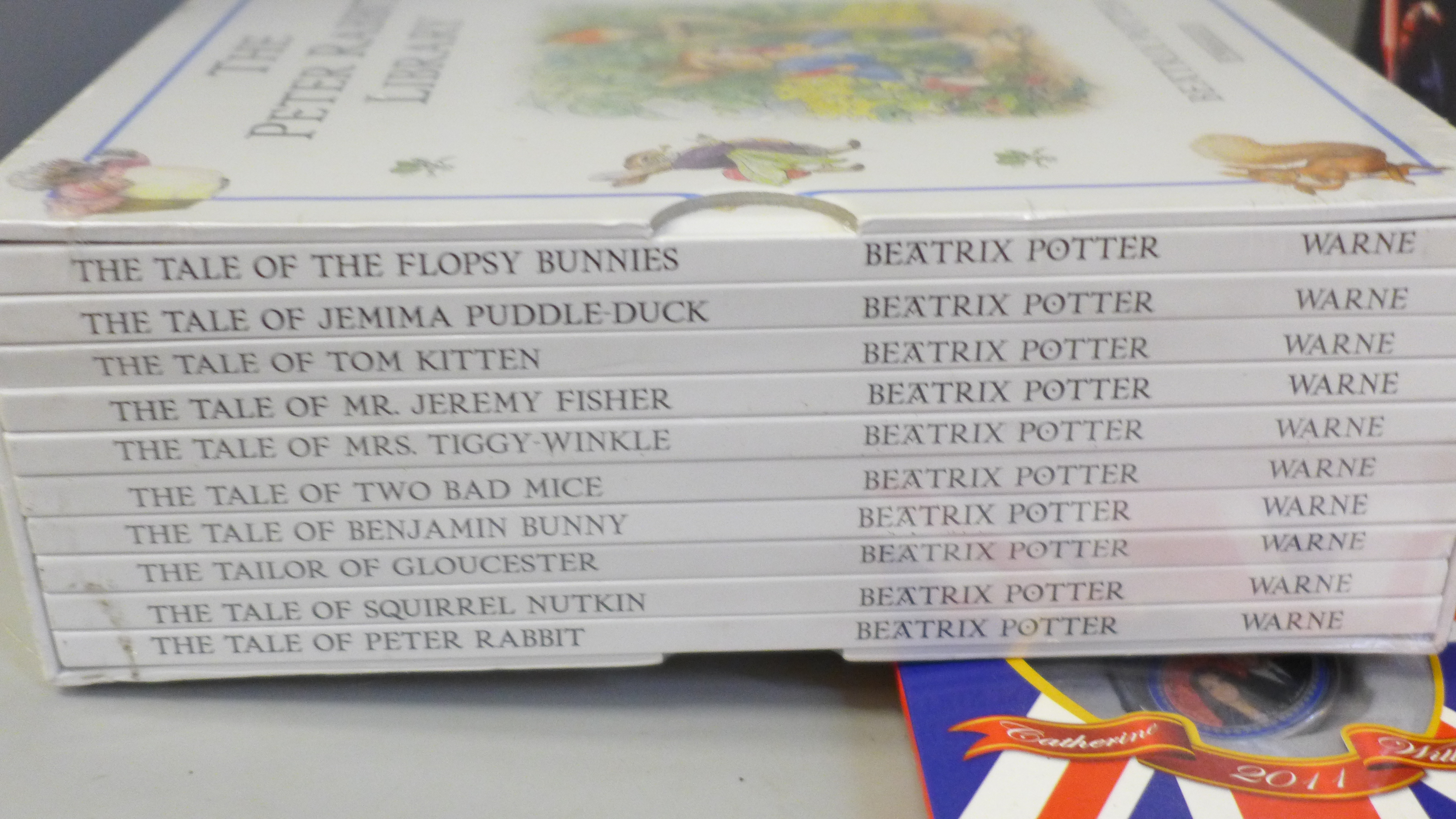 A set of Harry Potter books, sealed, Harry Potter card games, a set of Warne Beatrix Potter, Star - Image 3 of 4