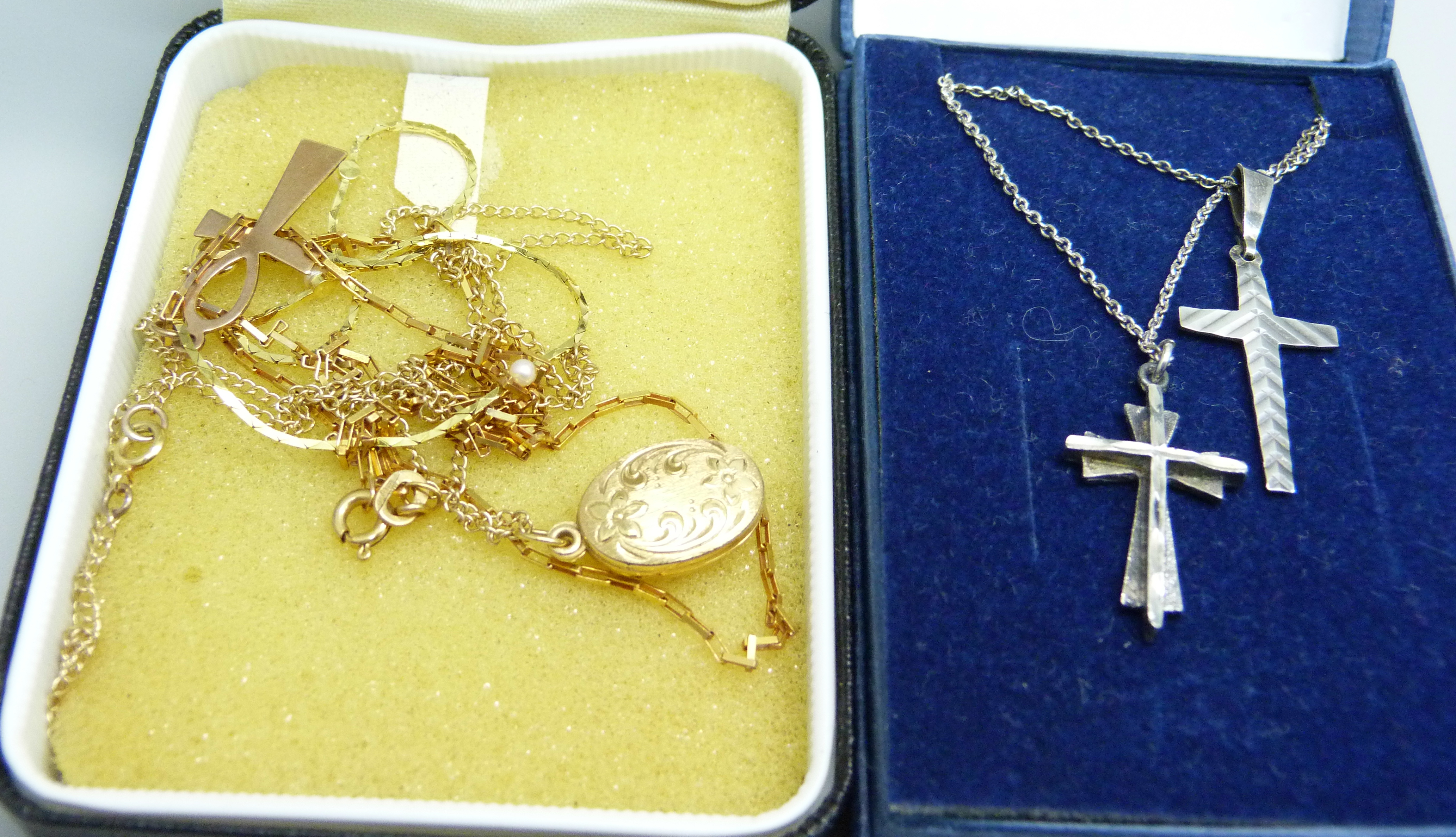 Silver jewellery including four silver bangles and a silver charm bracelet, coins and a sovereign - Image 2 of 6