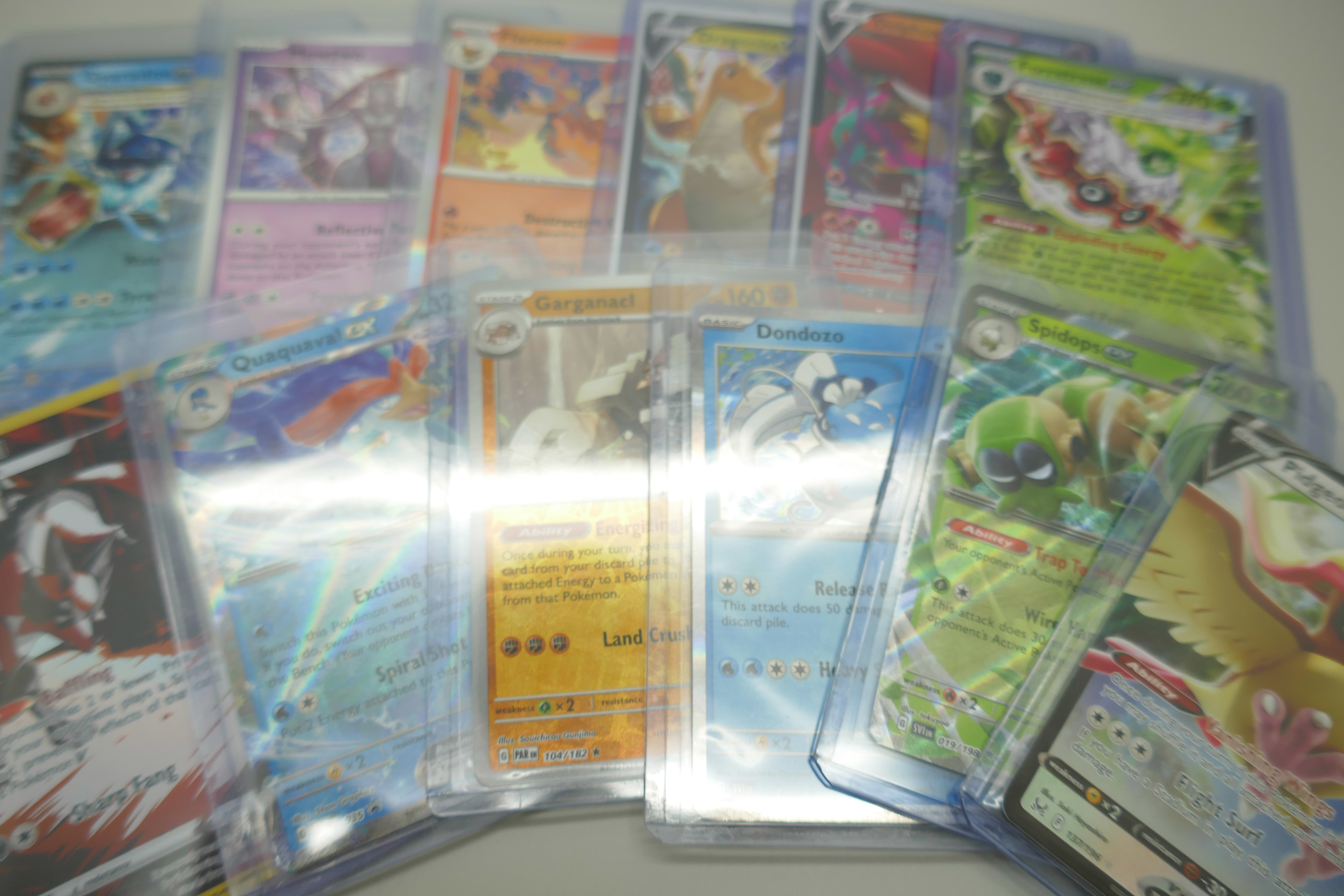 12 x Holographic Pokemon cards, including Ex, V x full artwork, including Promo, Ultra rare and rare - Image 3 of 3