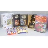 A set of Harry Potter books, sealed, Harry Potter card games, a set of Warne Beatrix Potter, Star
