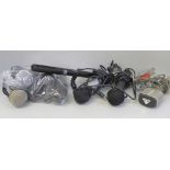 Ten microphones including vintage, Technics RP3215E, Sony FV610, Bandridge, Dymos 4D, Maxim MX13-18,