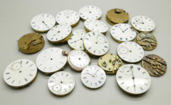 Pocket watch movements