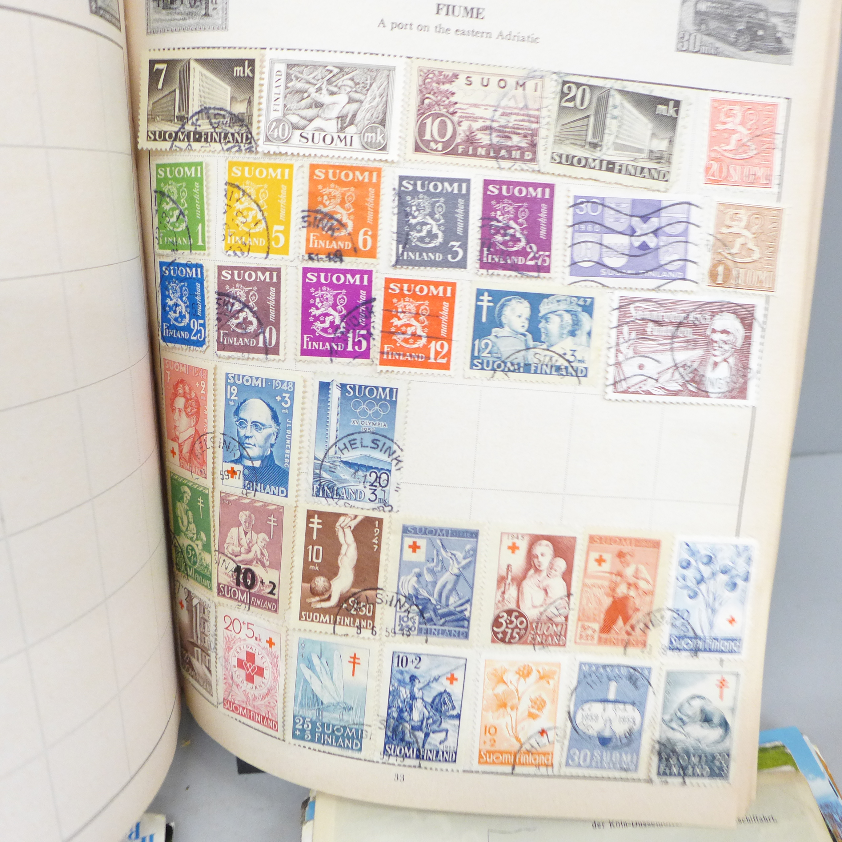 A stamp album and a collection of postcards - Image 4 of 8