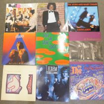 Fifteen LP records from 1980s and 1990s, The Specials, Michael Jackson, The Jesus and Mary Chain,