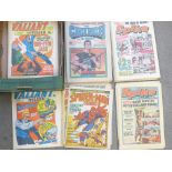 1970s/1980s comics The Crunch, Spike, Valiant, Spiderman