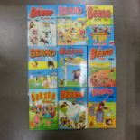 A box of Beano annuals, 1979-2009 and a Beezer annual 1984, 16 in total **PLEASE NOTE THIS LOT IS